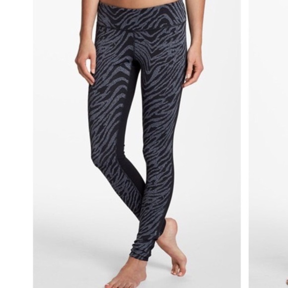 Zella Pants - 𝅺ZELLA Animal Print Legging Black Zebra Lounge yoga workout pant size medium